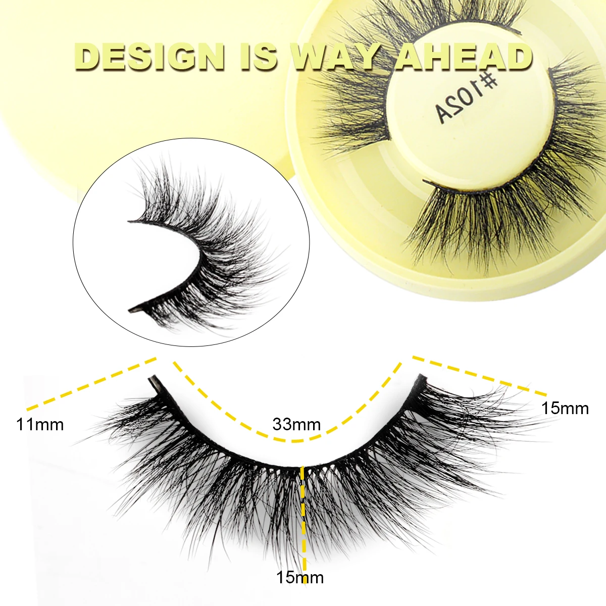 YSDO Lashes 1 Pairs Reusable Wispy False Eyelashes Natural long 3D Mink Eyelash Extension Fluffy Soft Hand Made Faux Cils Makeup