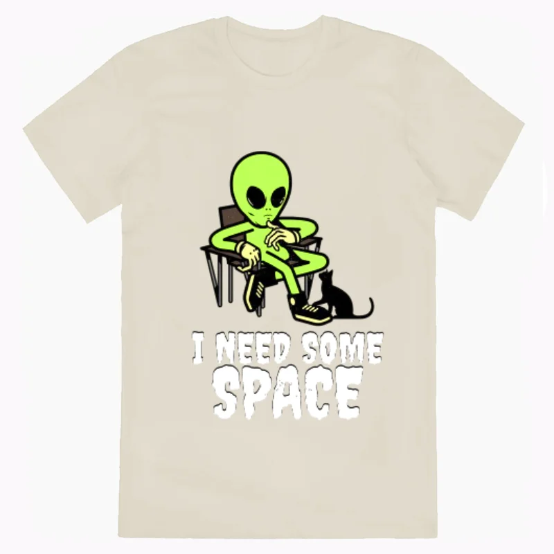 Women's Washed Black T-Shirt Summer New Y2K Oversized 2024 Cartoon Print Loose Top Funny Street Design Short Sleeve Men