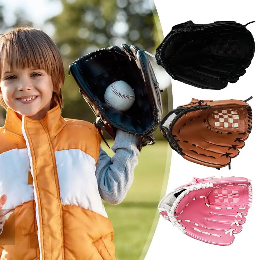 Thickened Thumb Baseball Glove Durable Baseball Batting Glove with Thickened Thumb Reinforced Bottom Sure Catch for Enhanced