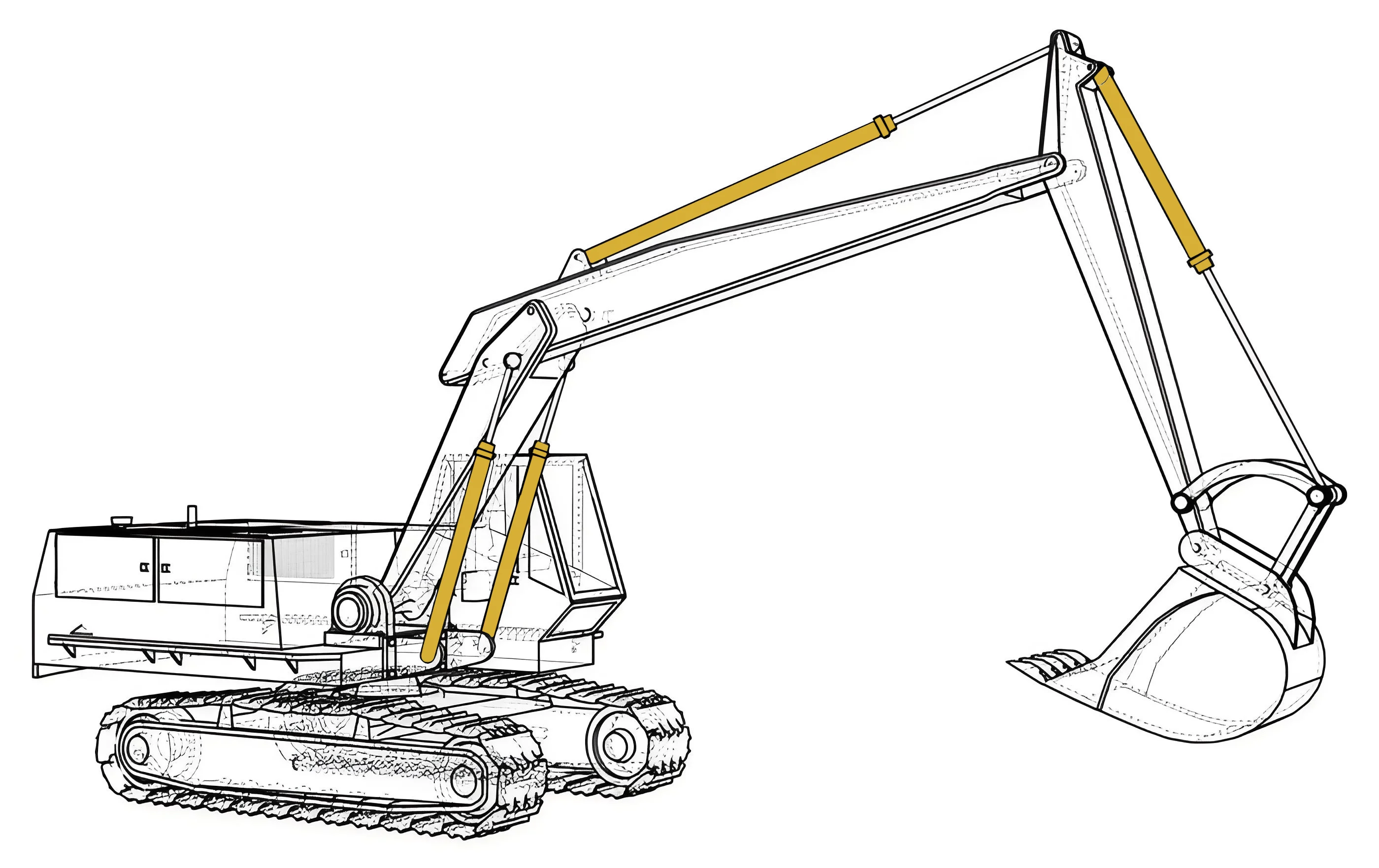 Professional Customized Large Scale Excavator Hydraulic Cylinder for Harbor Dredging Equipment