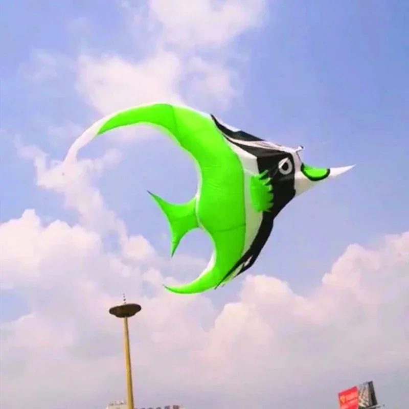 free shipping fish kite flying soft kites parachute kite for adult kites string inflatable toys paramotor paragliding inflatable