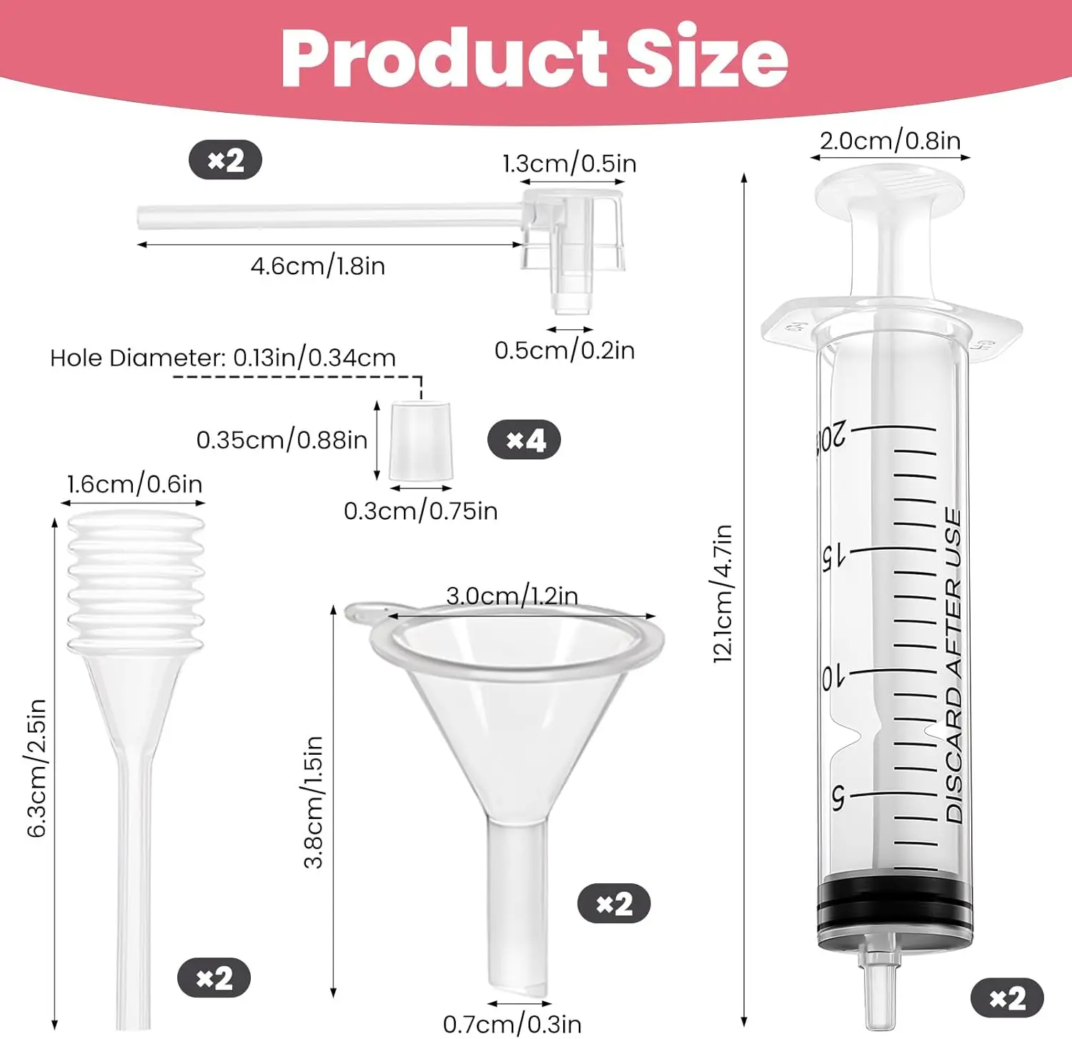 Parfüm-Nachfüllset 20ml Flüssigkeitsspender Mini-Trichter Transferpipetten Extraktionsröhrchen Kosmetik-Flüssigkeits-Set Reise-Set – Detail 2
