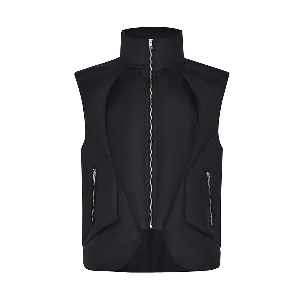 Sleeveless Puffer Jacket Street Wear Winter Jacket Men Vest Coat Mens Jacket