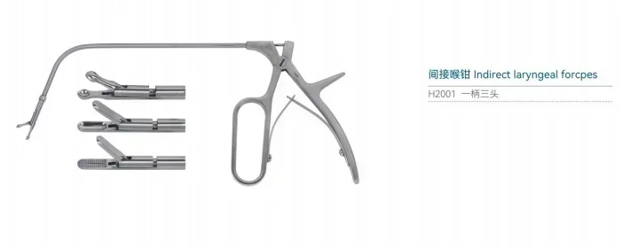 Indirect Laryngeal Forceps ENT Instrument Laryngological Surgical Instruments Medical Supplies