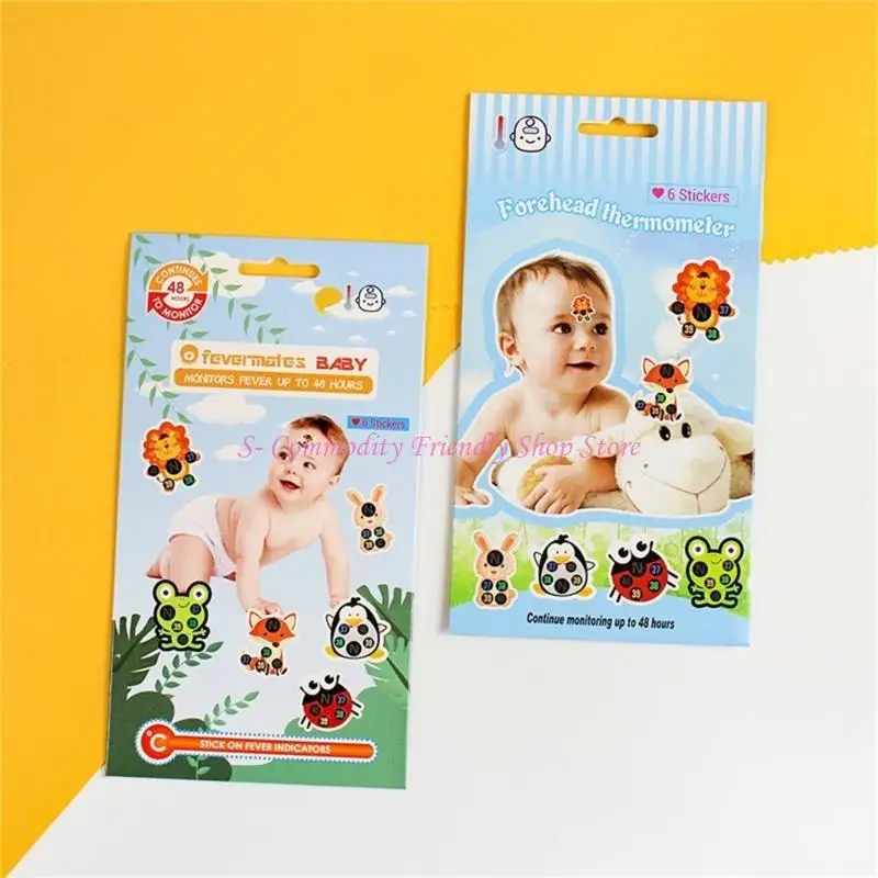 85ae temperatuur koorts patch voor kinderen baby volwassenen snel stok-on koorts thuisbenodigdheden nauwkeurige koorts