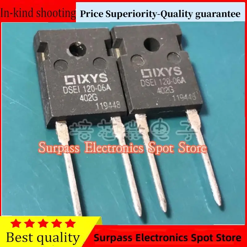 

10PCS-100PCS DSEI120-06A DSE1120-06A 600V 120A Price Superiority-Quality guarantee