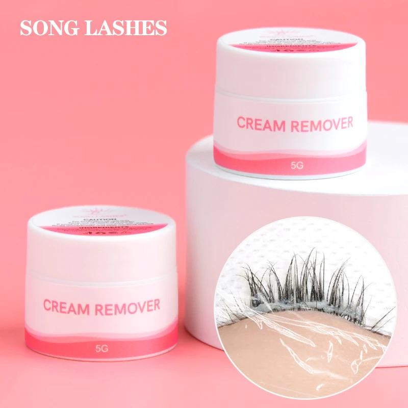 Cream Remover Easy to Carry Convenient Small Can Women Make Up Tools Eyelashes Extensions Supplies