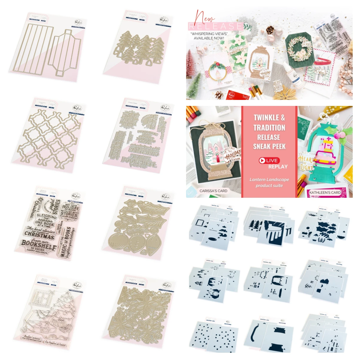 

New Christmas Lights Tree Of Tales Cutting Dies Stamps Stencil Hot Foil Make Photo Album Card Diy Paper Embossing Craft Supplies