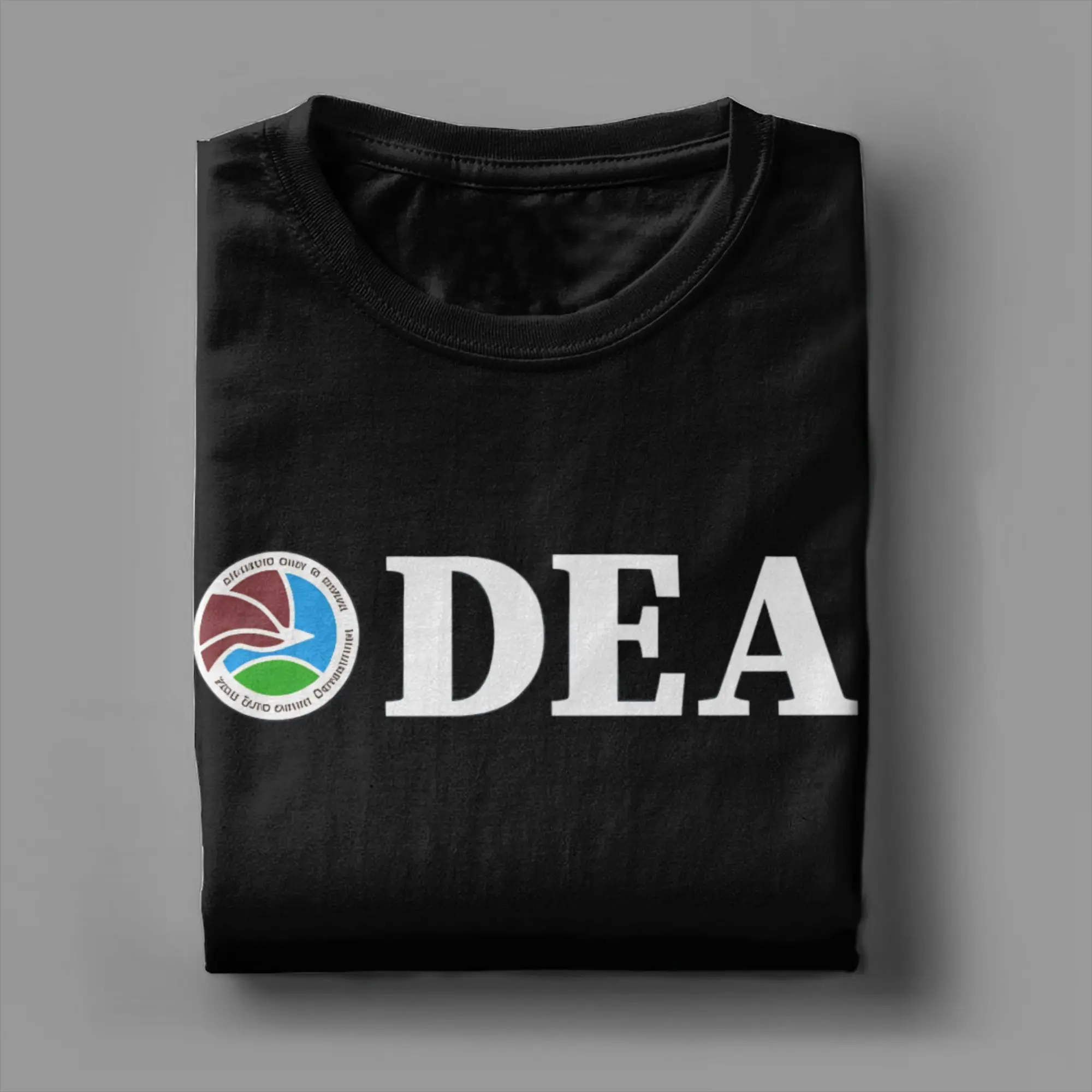 DEA US Federal Interdiction Agency 100 Cotton T Shirt For Man Beach  Y2K Retro T-Shirts Round Neck Tees Oversize Printed Tops