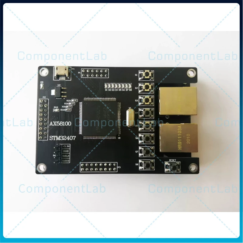 

AX58100 EtherCAT Slave Controller Development Board 16IO CIA402 Servo Communication Industrial Ethernet Module