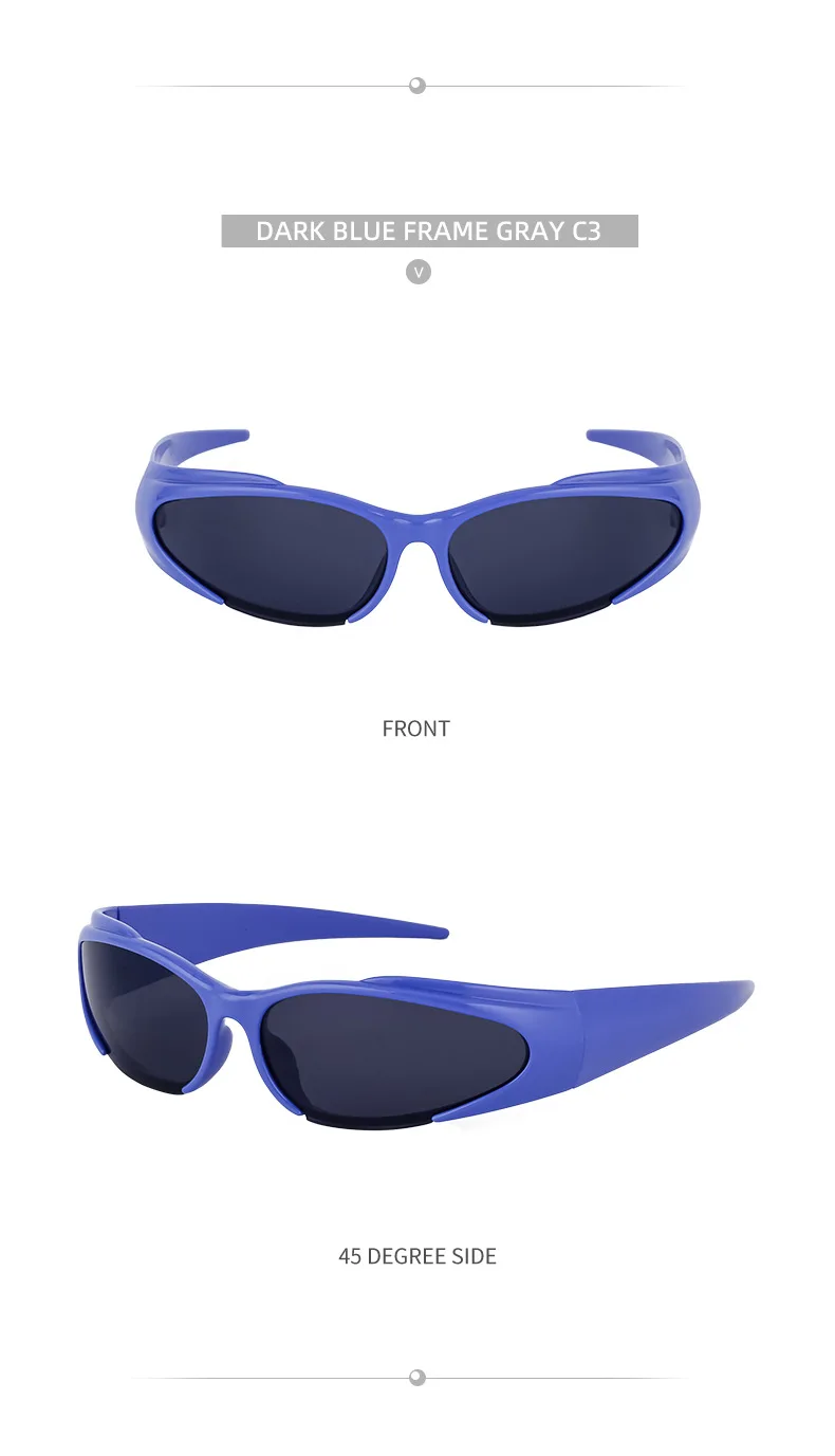 Neue y2k Sport Punk Sonnenbrille Frauen Männer Luxusmarke Mode Retro 2000's Brillen Vintage Steampunk Sonnenbrille Sonnenbrille uv400 – Detail 19