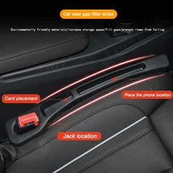 Car Seat Gap Filler Side Seam Plug Strip Leak-proof Filling Strip For All Car Model Wallet Phone Holder Car Accessories