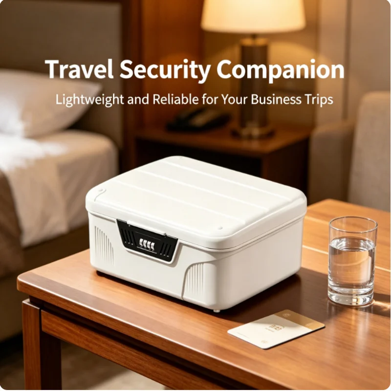 

Home Security Safe Box Lockable Valuables Storage Case Privacy Organizer for Cash Jewelry Passport Important Documents