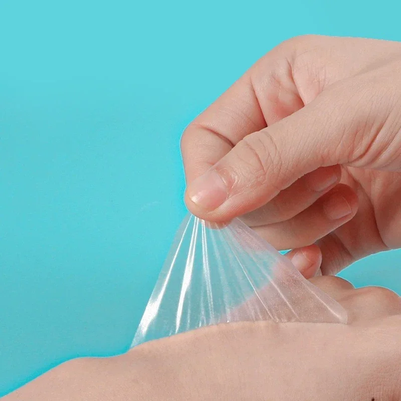 

Waterproof Wound Bandage Adhesive Patches Transparent Film Dressing Post Infusion Indwelling Needle Fixing 10Pcs Paste