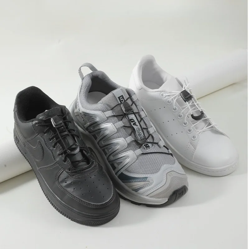 Quicklace Kit Ersatz-Schnürsenkel Ohne Binden für Tennis-, Lauf- und Sneaker-Schuhe Schnellschnürsystem Elastisches Sportband – Detail 6