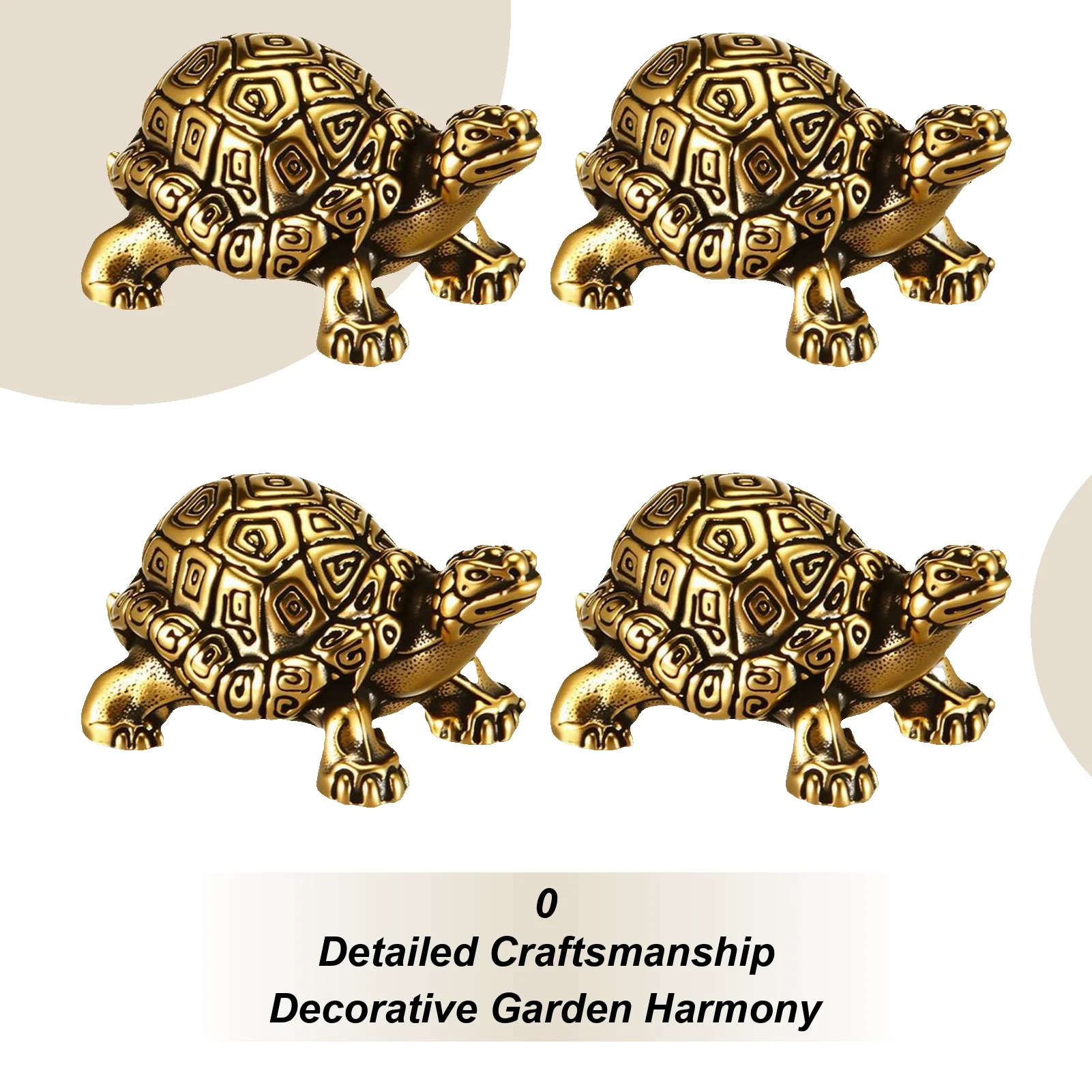 

Медные черепахи, 4 шт., медный диск в форме черепахи для птичьей ванны, фонтана, сада, воды, зимняя уборка снаружи