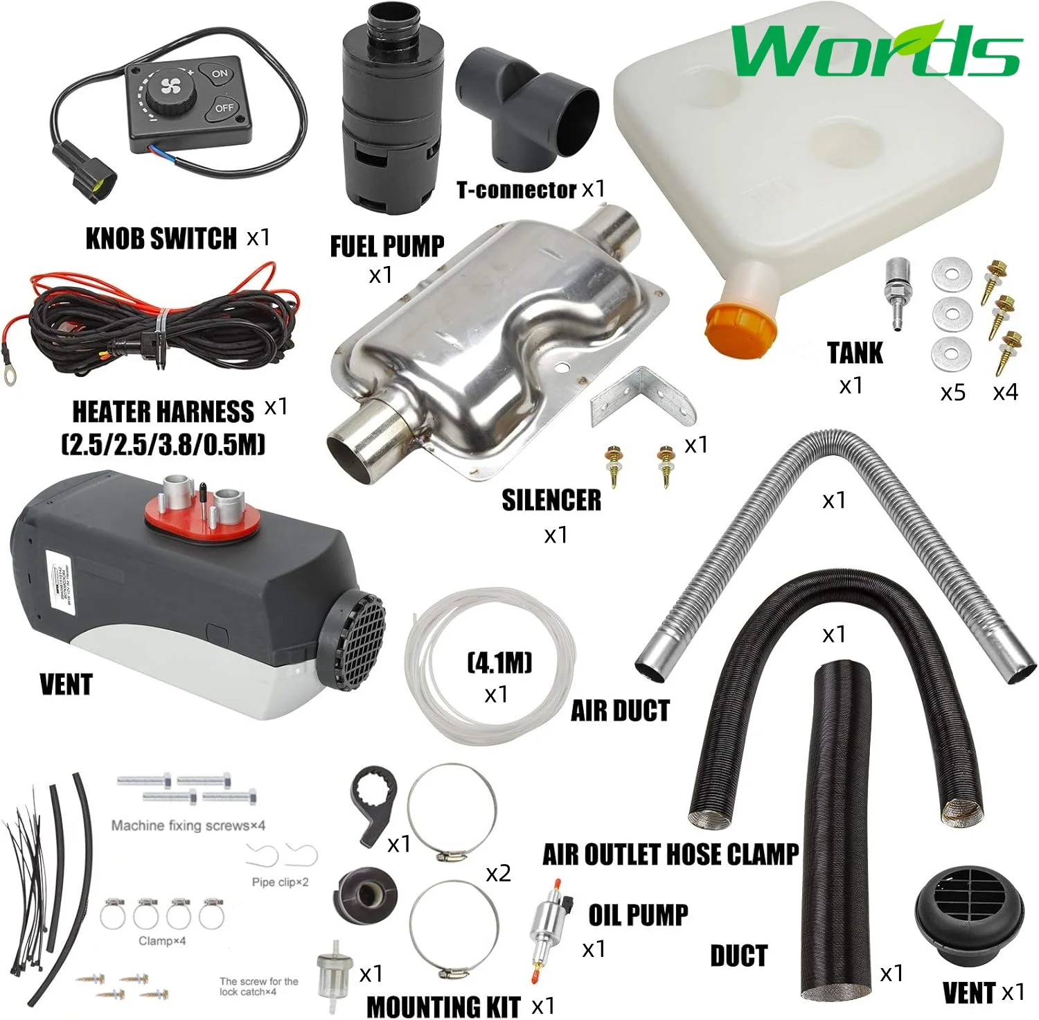 

110 В 220 В воздушный обогреватель с дистанционным управлением, портативный стояночный обогреватель для автомобиля, дома на колесах, Webasto 12 В, дизельный дизельный обогреватель