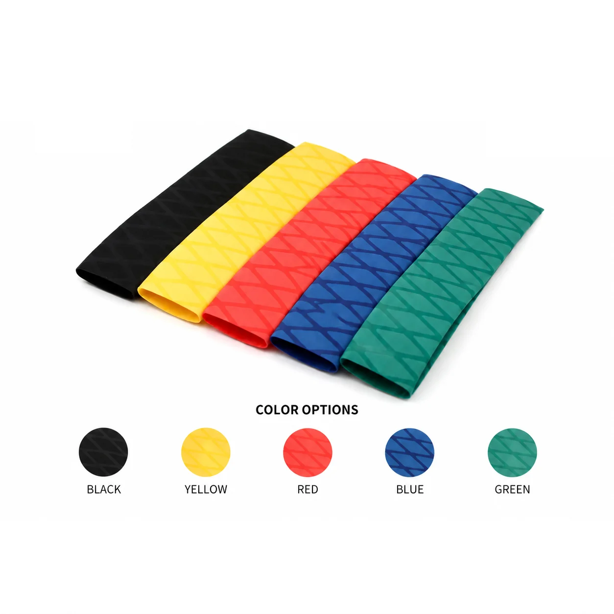 Non-slip Heat Shrink Wrap Tubing Fishing Rod Handle Insulation Waterproof Racket Handle Grip ID 15/18/20/22/25/28/30/35/40/50mm