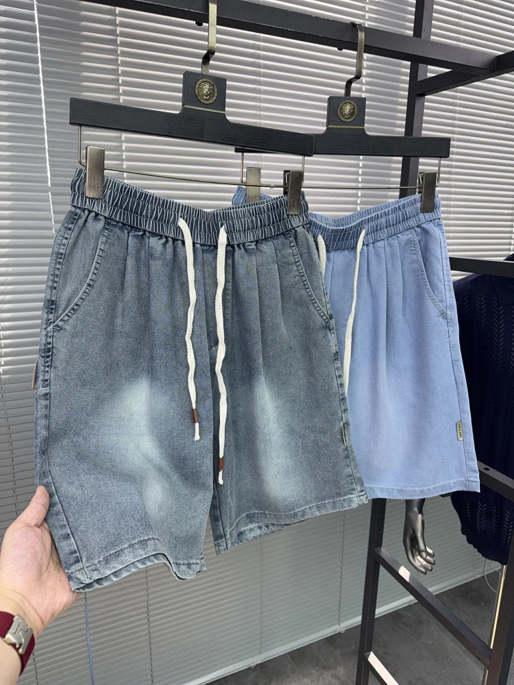 

Svip Высококачественные джинсовые орлы из лиоцелла, мужские летние крутые удобные дышащие свободные прямые повседневные орлы, молодежные со средней и высокой талией