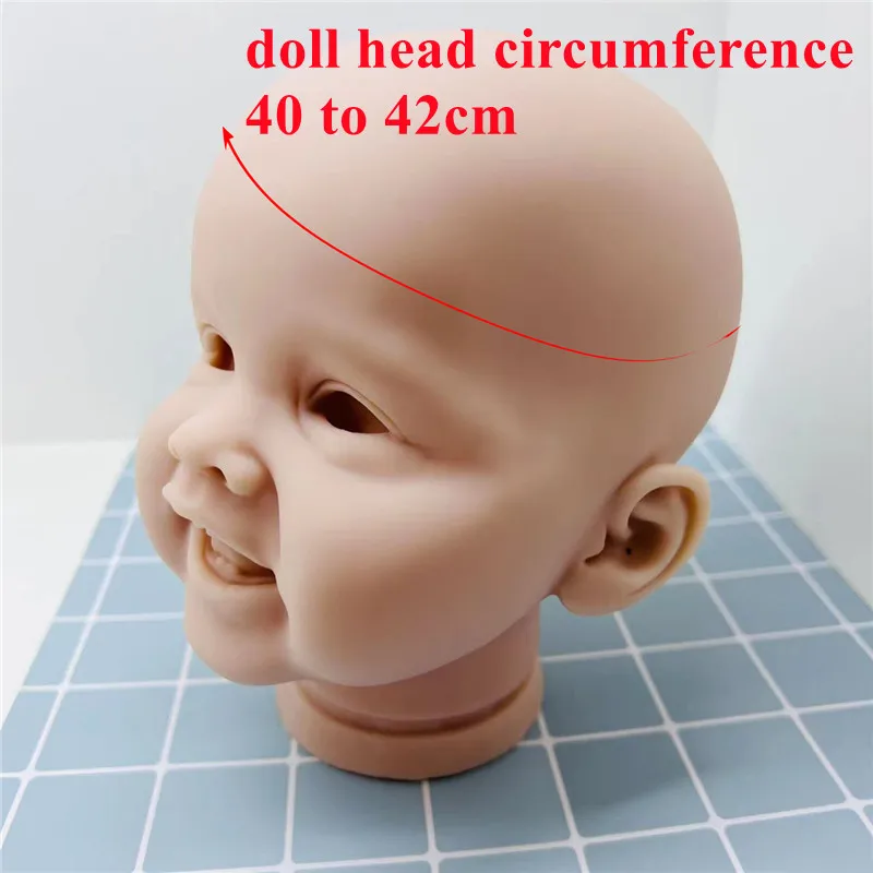 NPK Light Brown Color Straight Hair Wig For 50-58cm Reborn Dolls High Quality Reborn Dolls Sticked Hair Wig NPK Doll Accessories