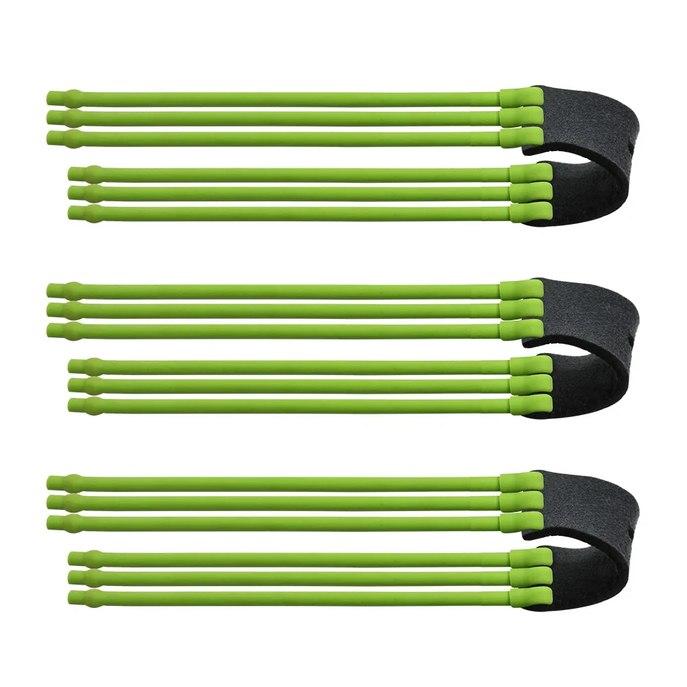 1G-Professional Slingshot Rubber Band Green Three-strand Strong High-elastic Rubber Band Hunting Shooting Equipment Elastic Band