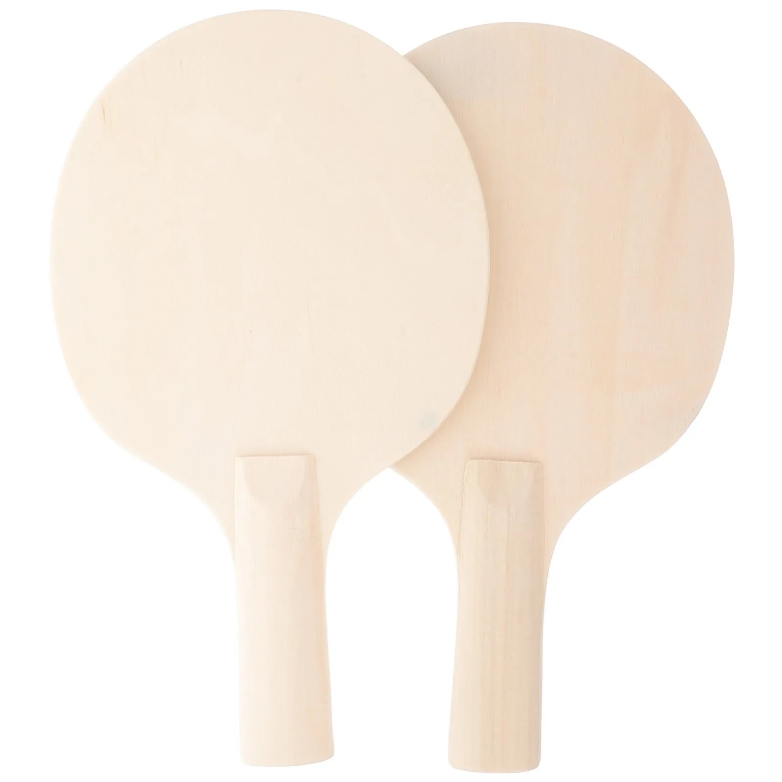 

2pcs Outdoor Toy Tennis Diy Table Tennis Racket Racket Bottom Plate Wood Kids Pong Beginner Toy Fun Outdoor Training