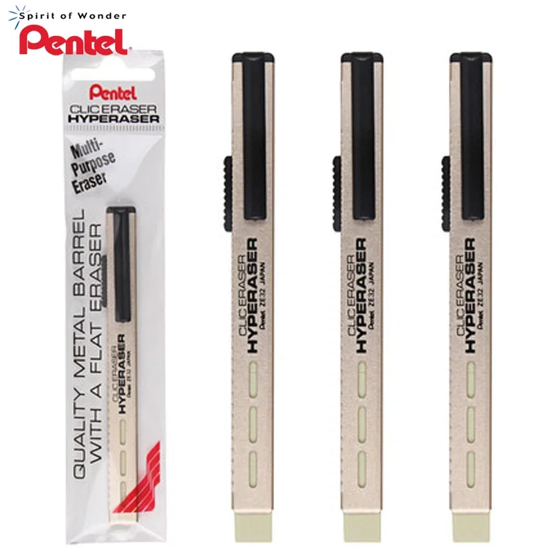 1PCS Japan Pentel ZE32 Eraser Advanced Portable Multipurpose Erasable Ink Pen Shape Eraser