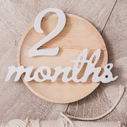 Baby Milestone Number Monthly Memorial Cards Props For The Newborn Photo Shoot Baby Photo Accessories Anniversary Of Growing UP