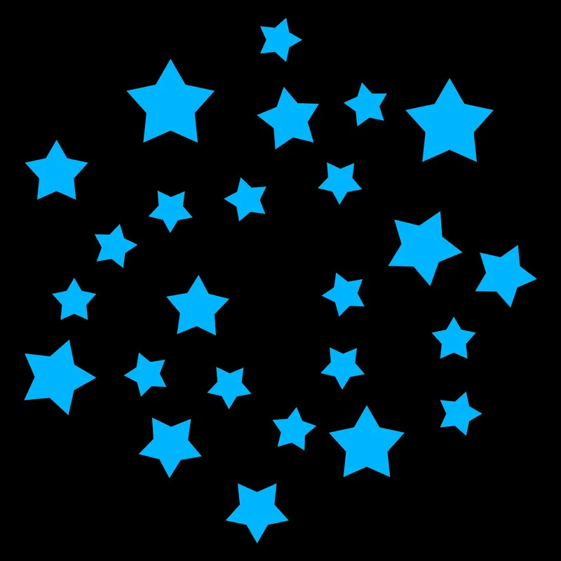 Glow Stars Stickers Kids Room Wall Ceiling Decoration Star Sticker Scrapbook Album Book Fridge Door Laptop Phone Car Vinyl Decal