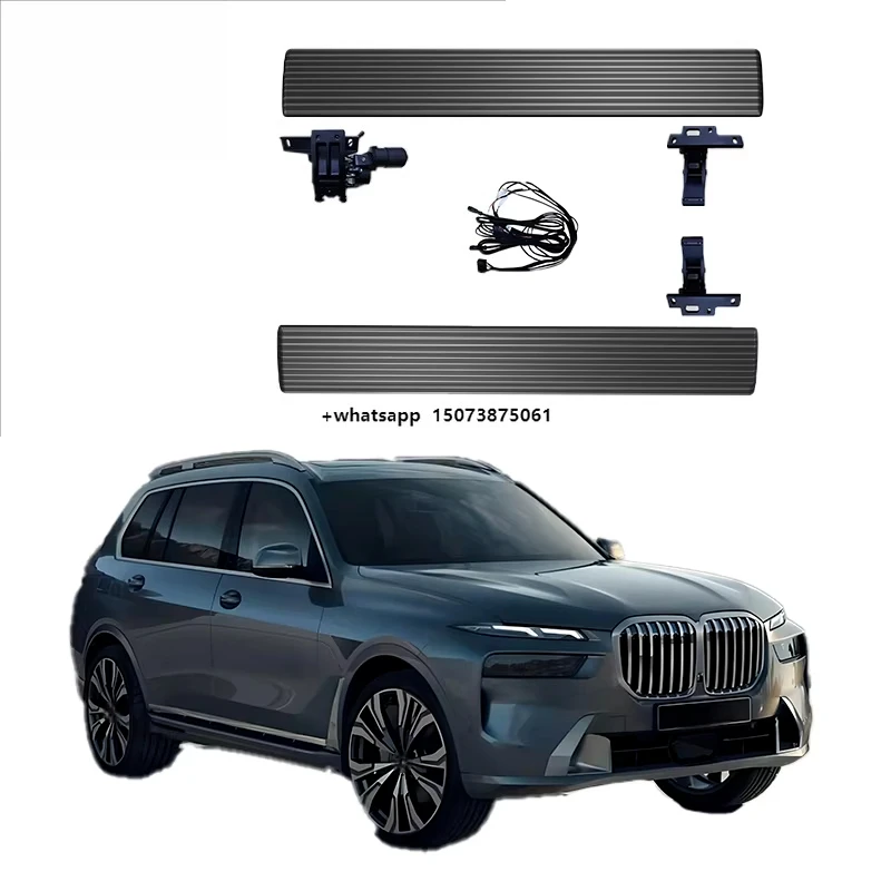 Car Automatic Pedal Car Spare Parts Liush LED Lights Electric Pedal Folding Steps Deployable for  X7 G07 2019-2025