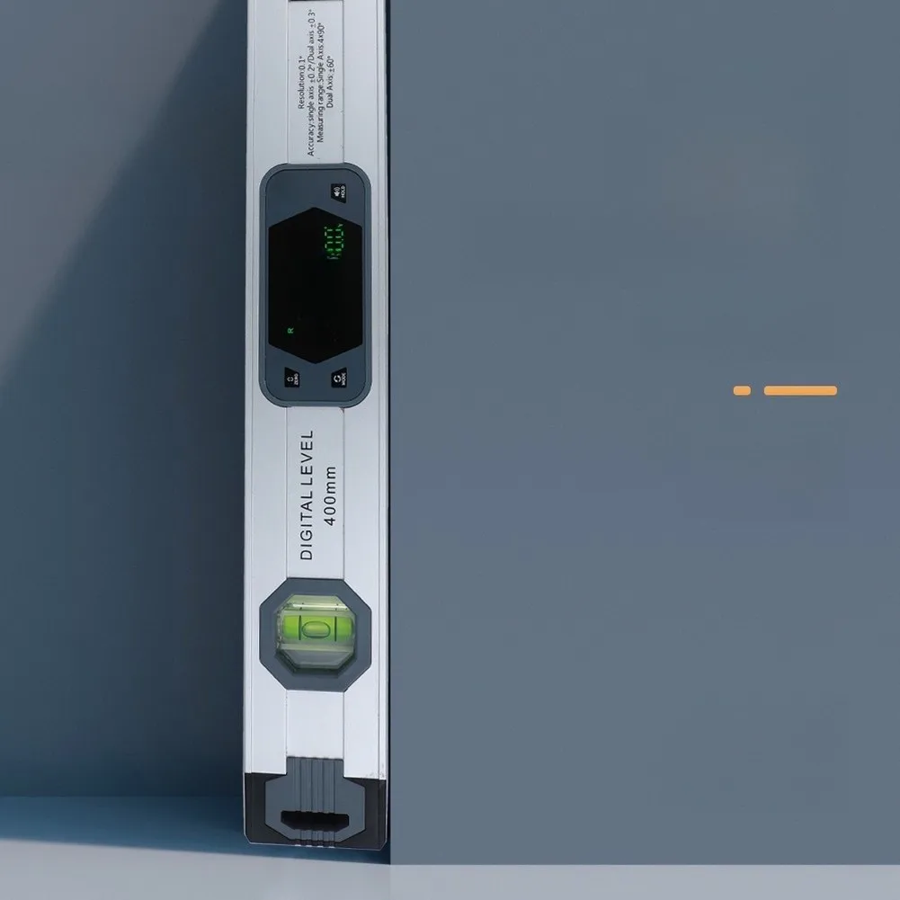 Digital Angle Ruler Made of Aluminum Alloy with Touch Screen Display Buzzer Alarm and Dual Measurement Capability