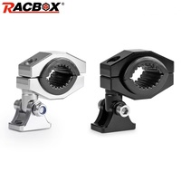 Motorcycle LED Spotlight Mount Bracket Auxiliary Headlight Clamps 18-30mm Tube Clip for Moto ATV Fog Light Holder Accessories