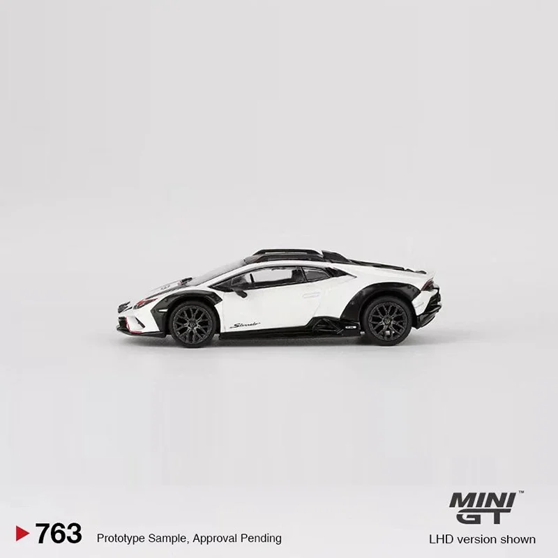 MINIGT 1:64 Model Car Lambor Huracan Sterrato Alloy Die-Cast Sport Vehicle Bianco Asopo #763