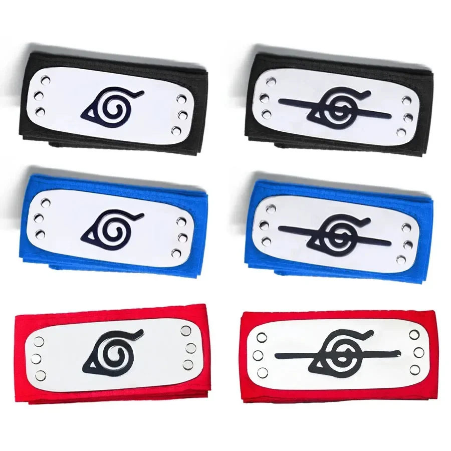 Bandai Naruto Sasuke Headband rebel ninja Konoha protective forehead Kakashi bandana cosplay anime Costume Accessories gift toy