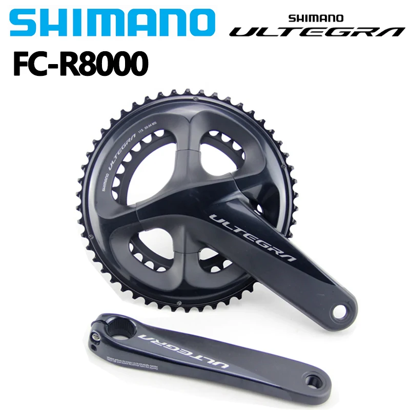 SHIMANO Ultegra R8000 2X11Speed HOLLOWTECH II Road Crankset 170mm 172.5mm 50-34T 52-36T 53-39T for Road Bike Original Parts