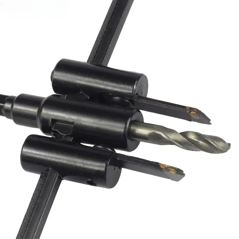 120/200/300 مللي متر قابل للتعديل دائرة ثقب القاطع الخشب دريوال مثقاب الخشب المنشار شفرة تقطيع مستديرة نوع الطائرات لتقوم بها بنفسك أداة