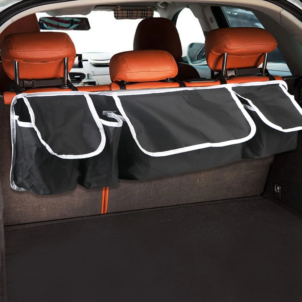 

Car Backseat Trunk Organizer Oxford Cloth for Car Truck SUV Van Waterproof Auto Seat Back Pocket Rear Seat Storage Bag