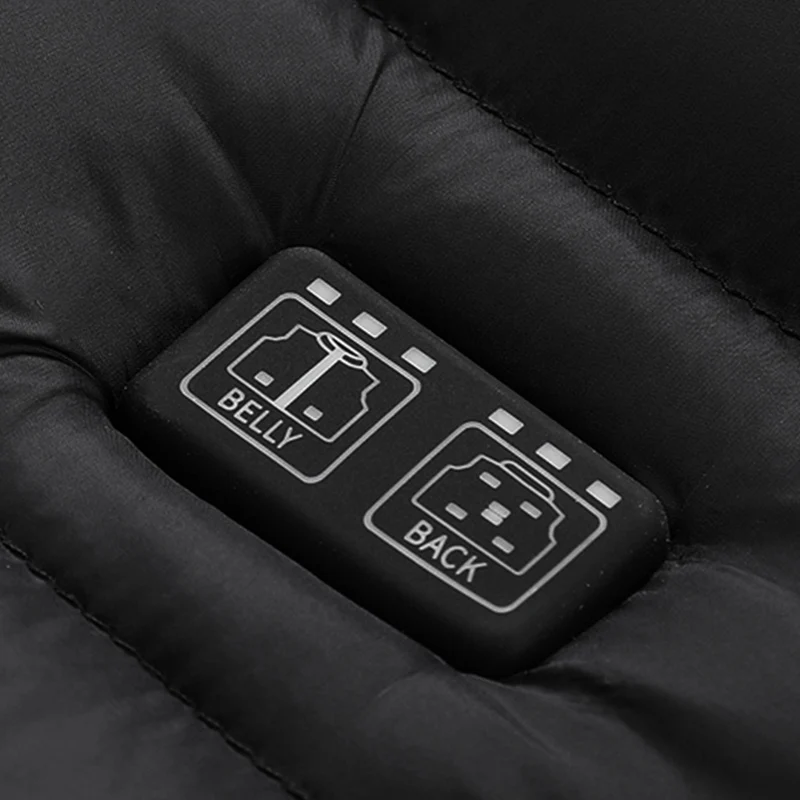 Women's Winter Graphene Smart Electrically Controlled Constant Temperature Heated Hooded Jacket & Warm Vest Liner