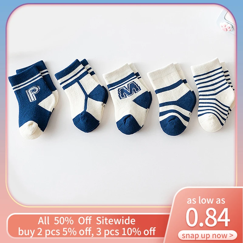 

Модные полосатые детские носки, плотные хлопковые детские короткие носки для мальчиков и девочек, осенне-зимние теплые носки, корейские Sokken для новорожденных