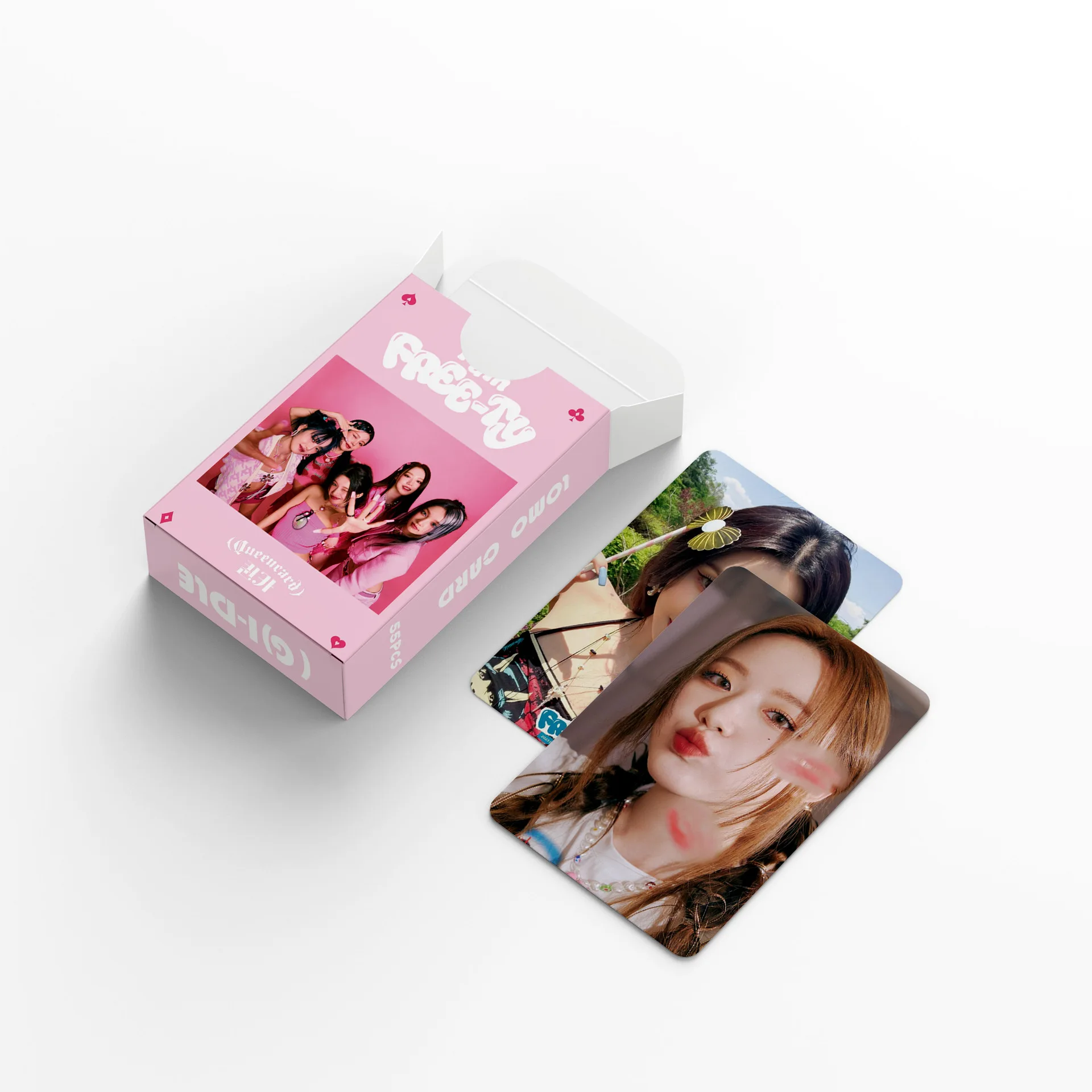 GIDLE Girl Lomo Star Surrounding Card, Song Yuqi, Ye Shuhua Collected 55 Greeting Cards For Korean Girls