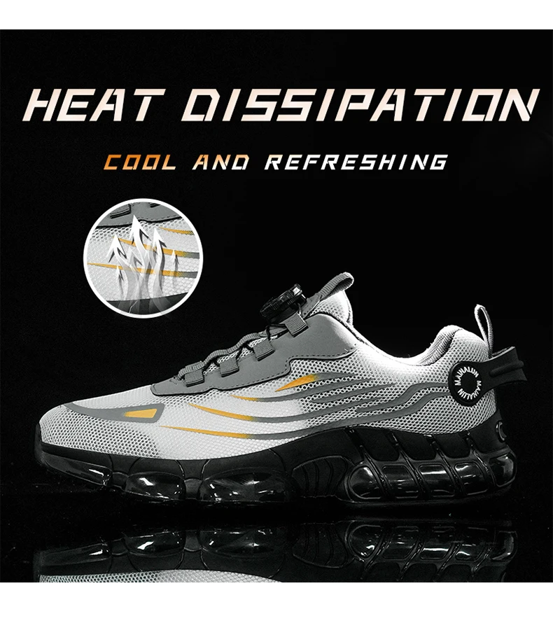 Herren Low-Cut Freizeitschuhe mit minimalistischem Sporttrend, fließende Board-Schuhe, leichte Polsterung, starker Grip, atmungsaktiv – Detail 4