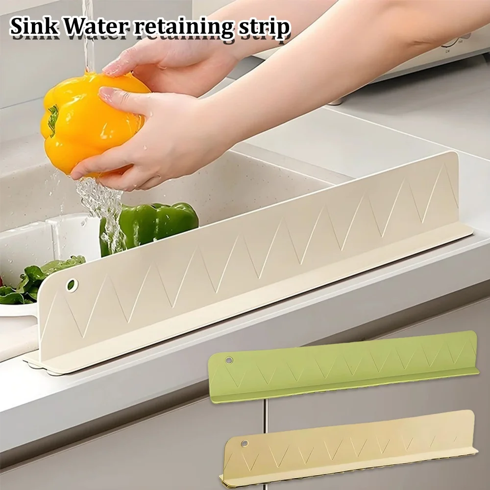 Silicone Sink Splash Guard-Water Splash Gaurd for Kitchen, Island and Bathroom-Suction Cup