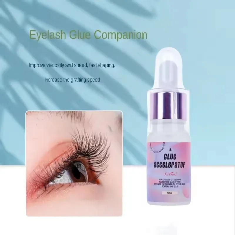 10ml Funmix Lashes Super Bonder For Eyelash Extension Quick Drying Long Last Grafting Lash Glue Accelerator Adhesive Companion