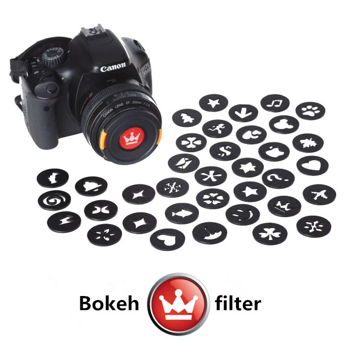 Bokeh Lens Cap Kit Special Effect Lens Cap Cover Filter for Artistic Romantic Night Scene Photography Canon Nikon Sony Lenses