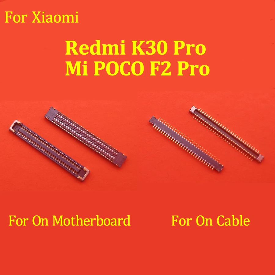 2-10PCS/Lot For Xiaomi Redmi K30 Pro 5G / Mi POCO F2 Pro 60Pin USB Charging Dock Port FPC Connector Repairment Parts