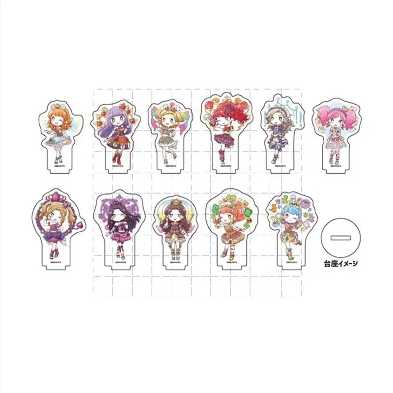 Game Anime Sumire Kaede Mizuki Ichigo Akayi Ran Acrylic Stand Doll Mini Figure Model Plate Cosplay Toy for Gift