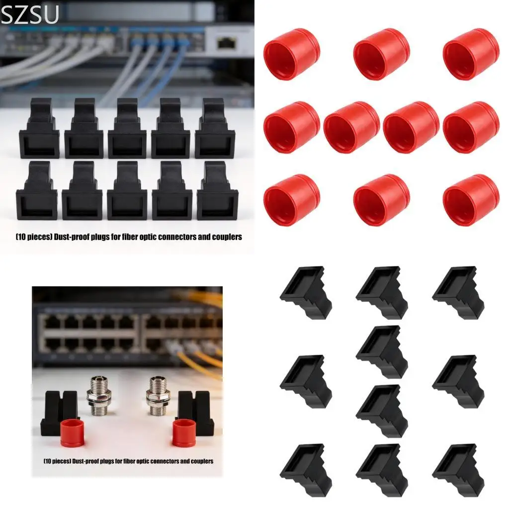 SZSU Universal Fiber Opticals Adapter Dust Plugs For Multiple Connectors Types