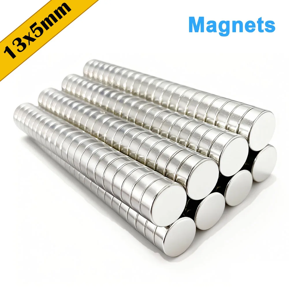 Super Powerful Magnets Round Magnet Neodymium Magnet NdfeB Magnet Strong Magnets Disc Permanent Magnetic Imanes DIY 13x5mm