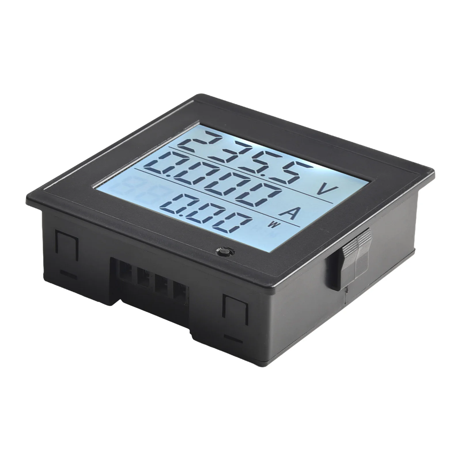 Digital Display Meter AC Electric Energy Meter Backlight Function Large Display Window Overload Alarm Function