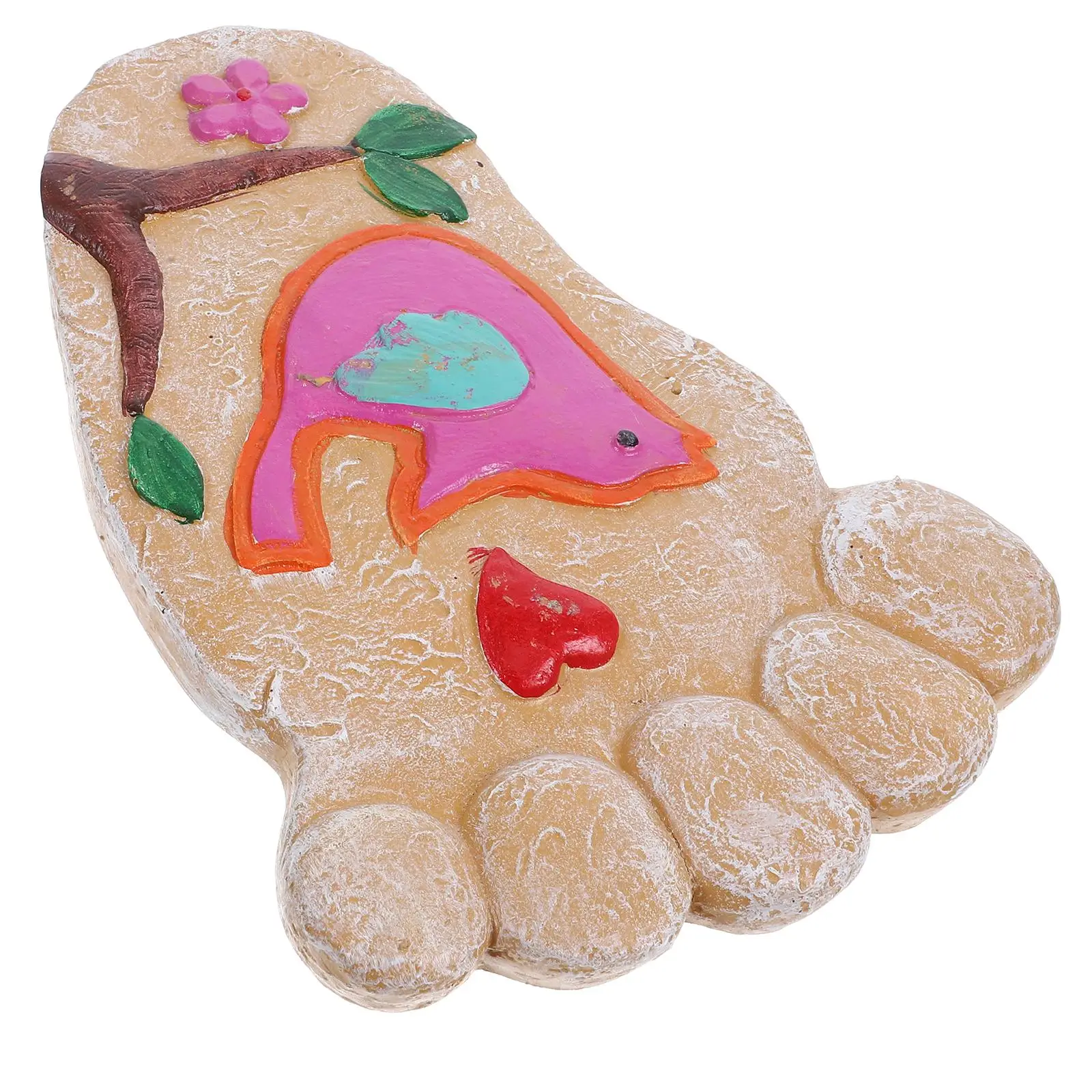 

Footprint Stepping Stone Resin Material Garden Lawn Pathway Villa Courtyard Decor Durable Walkway Concrete Slabs